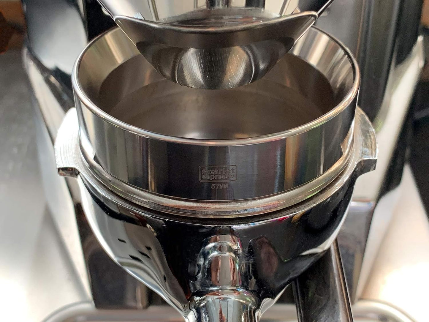 Espresso Präzisionstrichter, Silber