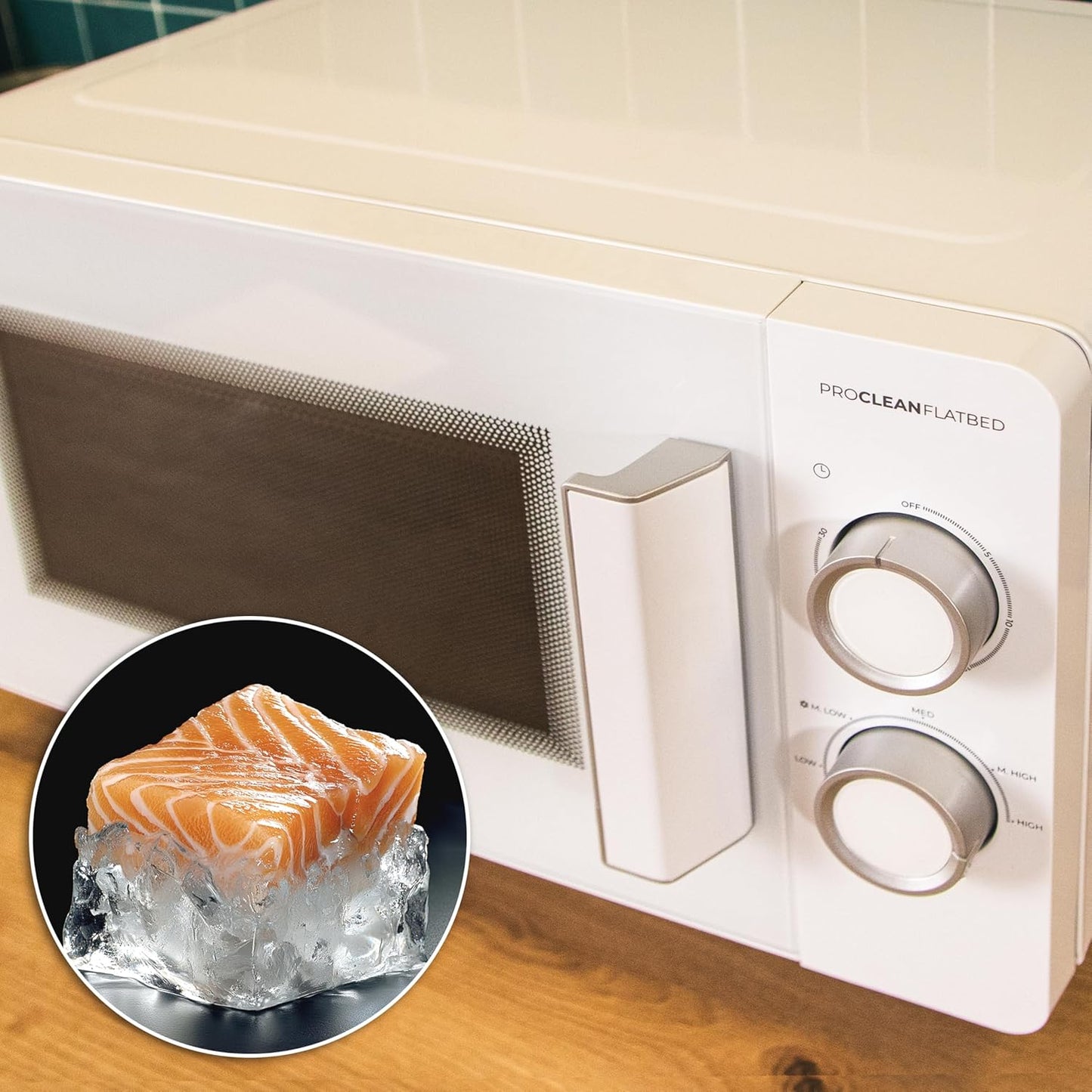 Mikrowelle mit Grill Proclean 3020 Flatbed 20L, Weiss Handbuch
