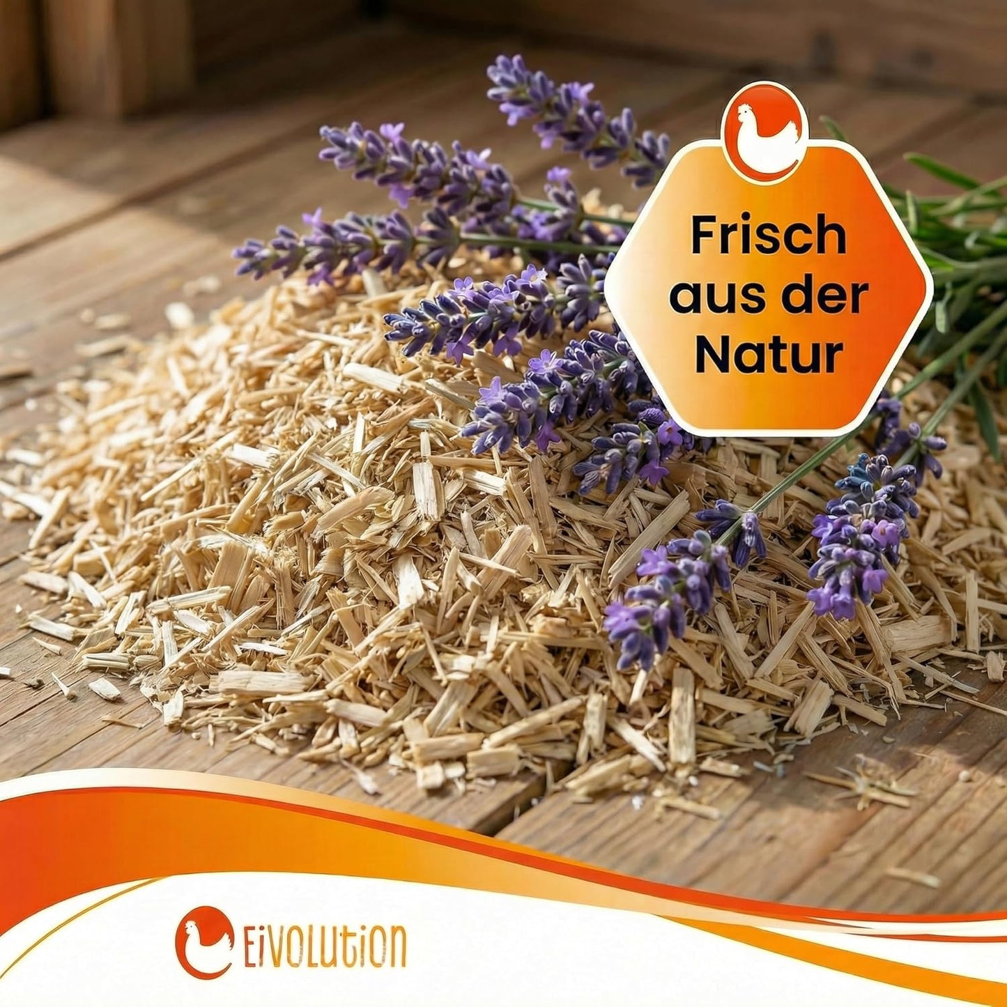 Hanfeinstreu mit Lavendel, staubarm