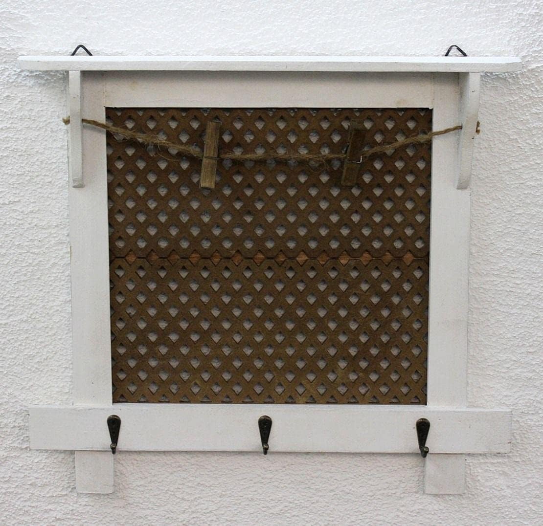 Schlüsselbrett mit Ablage und Memoboard