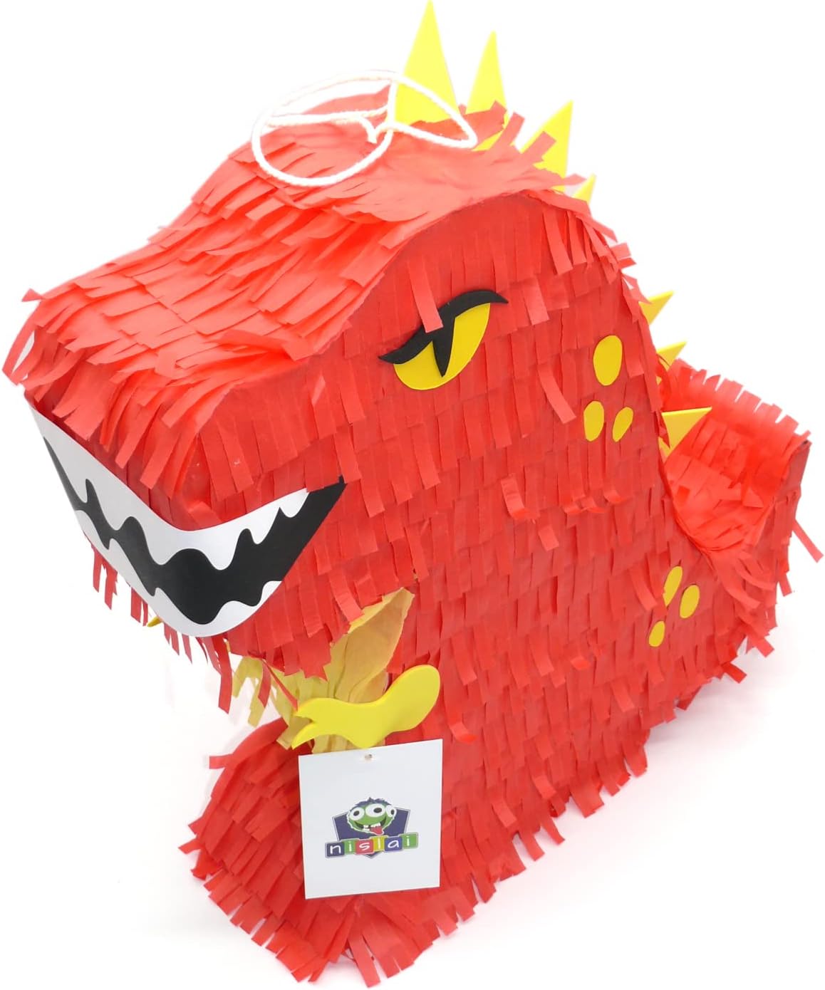 3D Dinosaurier-Piñata-Set mit Stock und Augenmaske