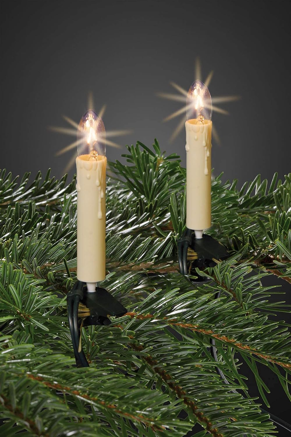 Christbaumkerzen, 15 Lichter / 9,8m beleuchtet 2
