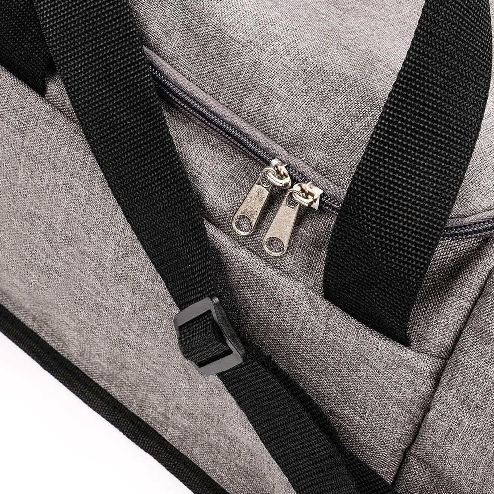 Sporttasche, 20 L Grau Melange / Schwarz