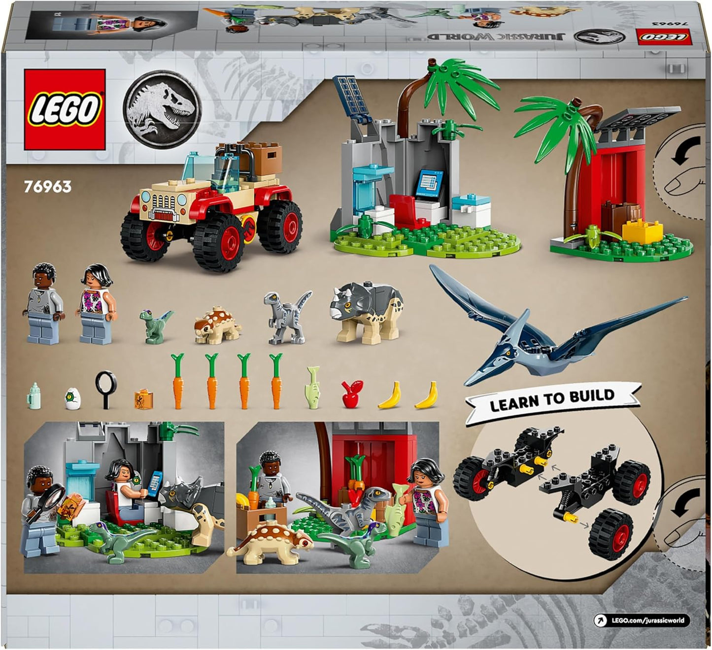 Jurassic World - Rettungszentrum für Baby-Dinos (76963), Single