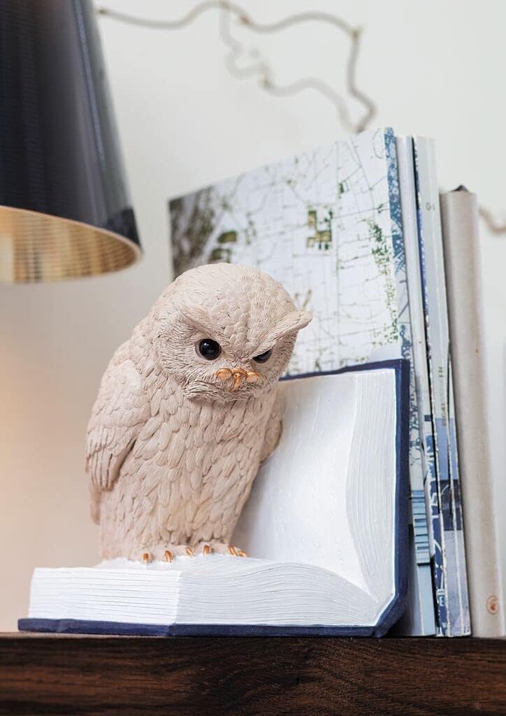 3D Uhu-Buchstütze für Bücherregal, B-Uhu-ch