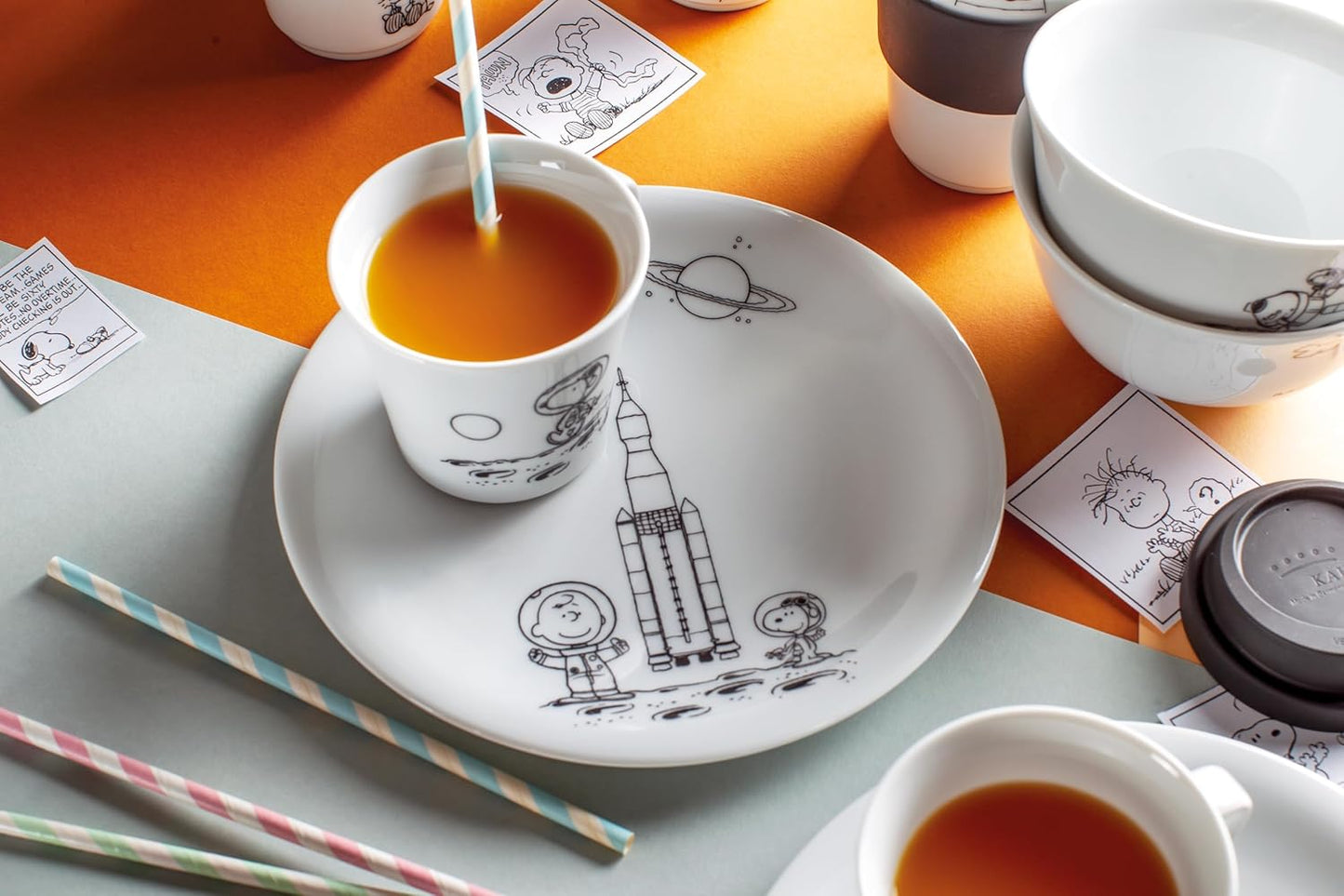 Peanuts Frühstücksteller, Peanuts Space