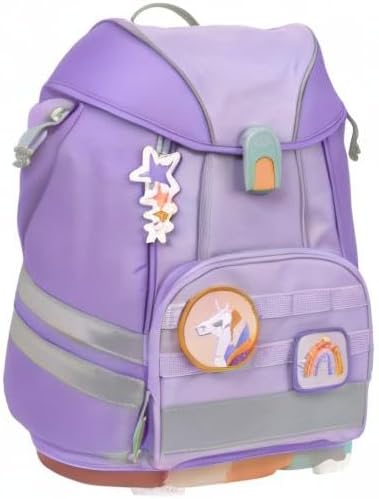 7-teiliges Schulranzen-Set Flexy Unique, Violet