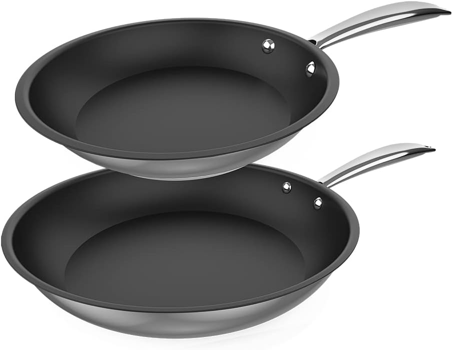 Pfannenset Classy Steel mit Antihaft (20/24 cm), Colección Classy Steel 20 - 24 cm.