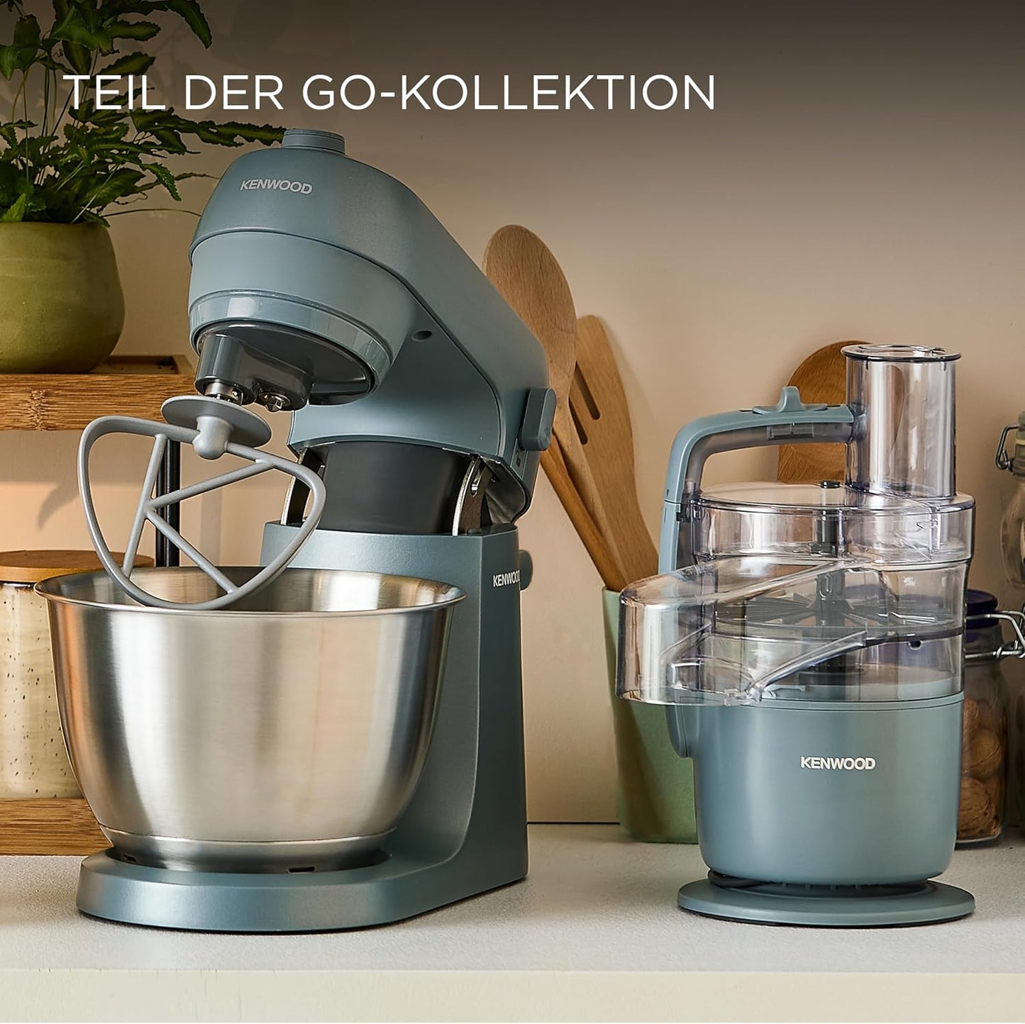 Handmixer HMP40.000GY, Grau-blau
