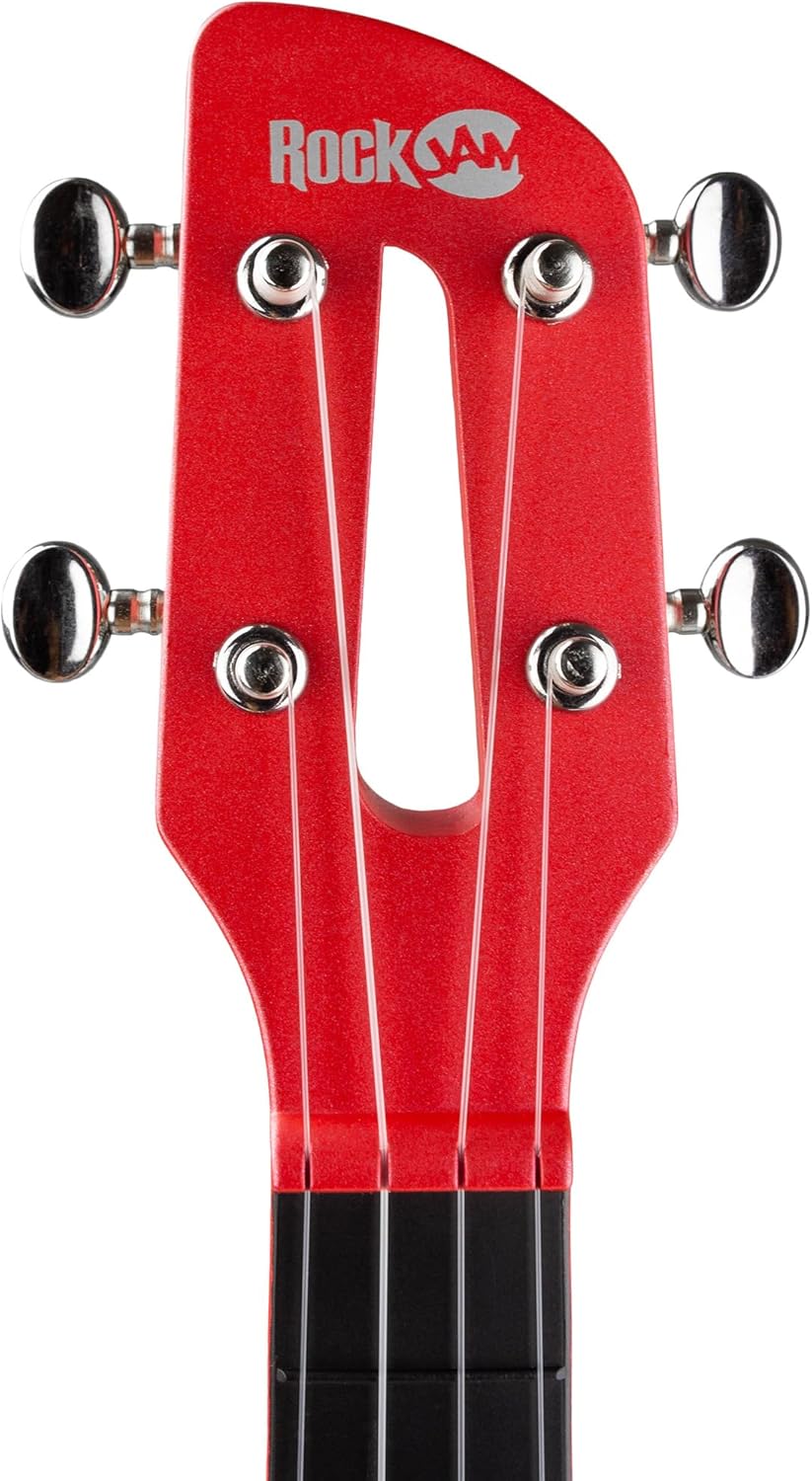 Carbon Fibre Ukulele mit Gigbag, rot