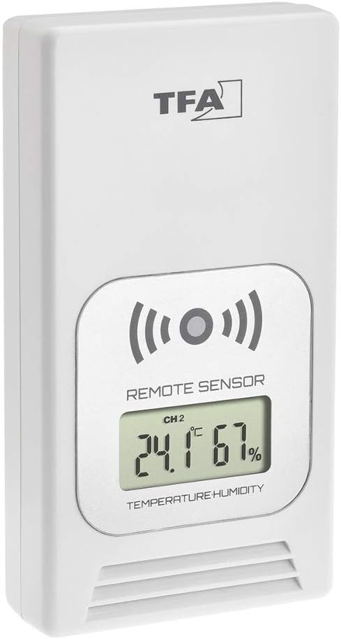 Funk-Wetterstation Life TFA 35.1153 mit Hintergrundbeleuchtung, weiss mit Batterien