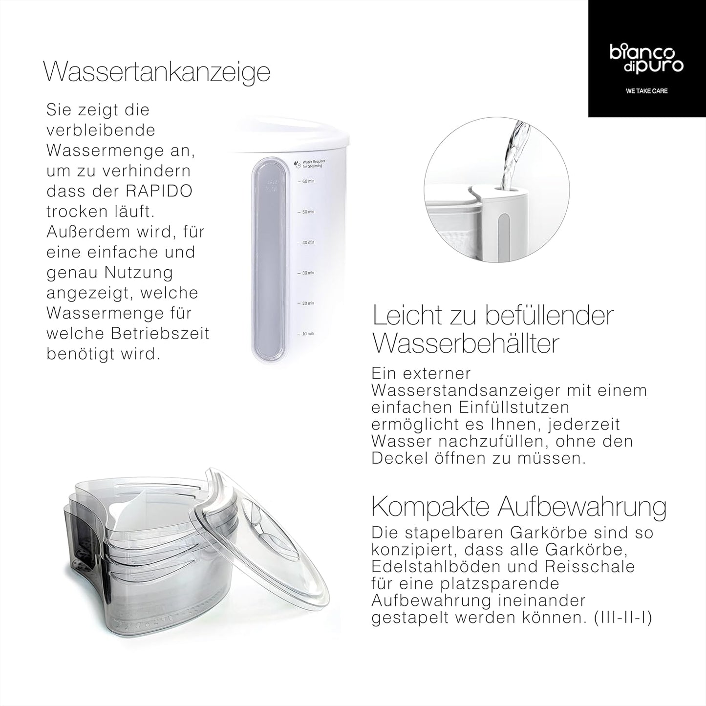 Dampfgarer Rapido mit STRIX-Technologie