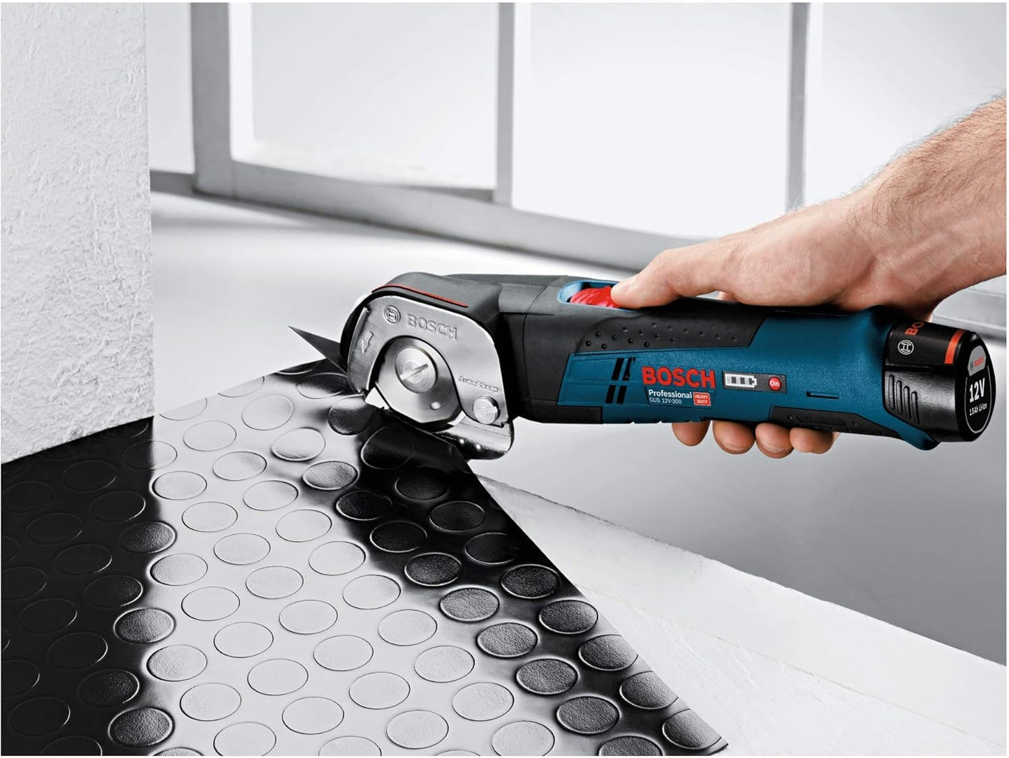 12V Akku-Universalschere GUS 300 (ohne Akku), in L-Boxx ohne Akku