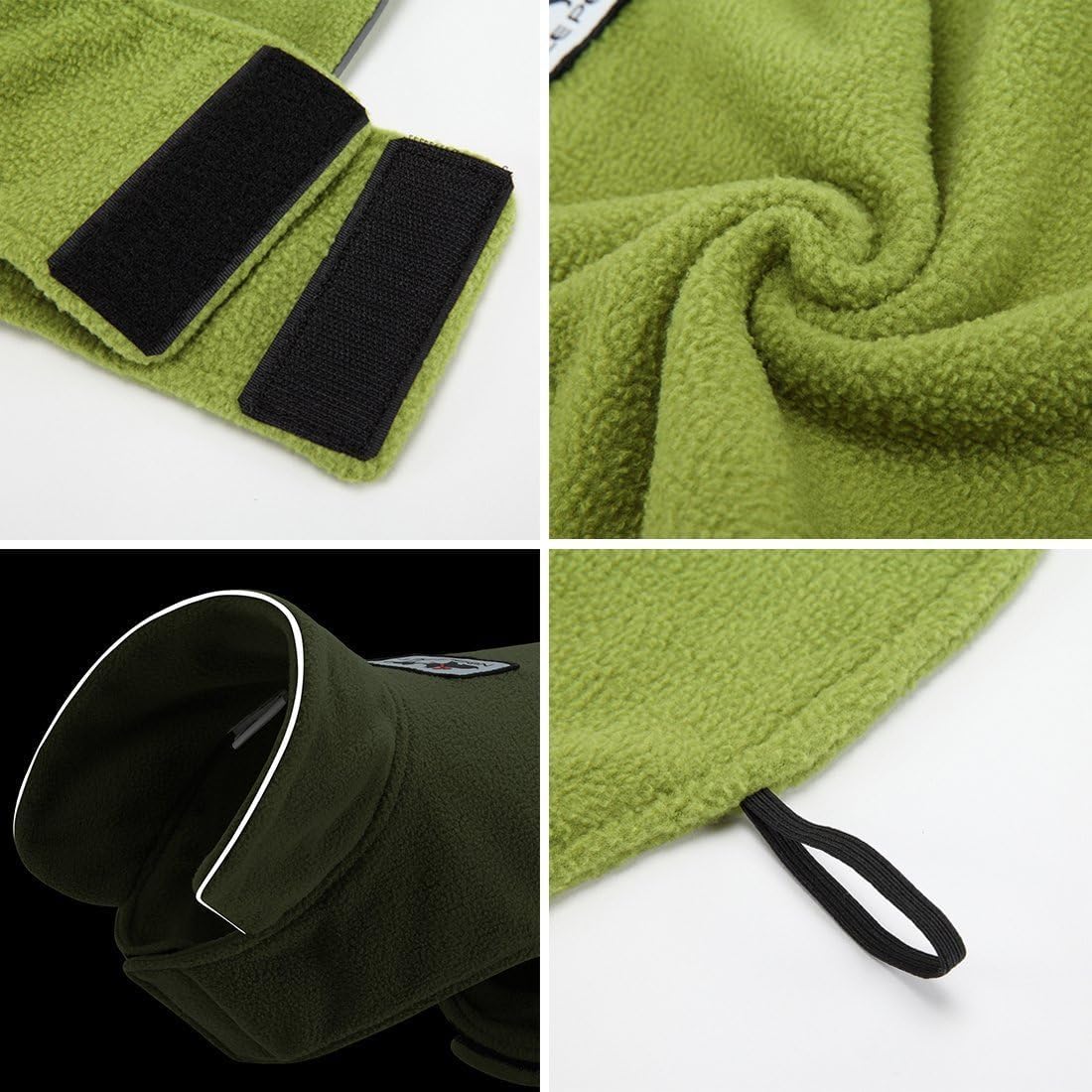 Winterjacke für Hunde, grün 2XL