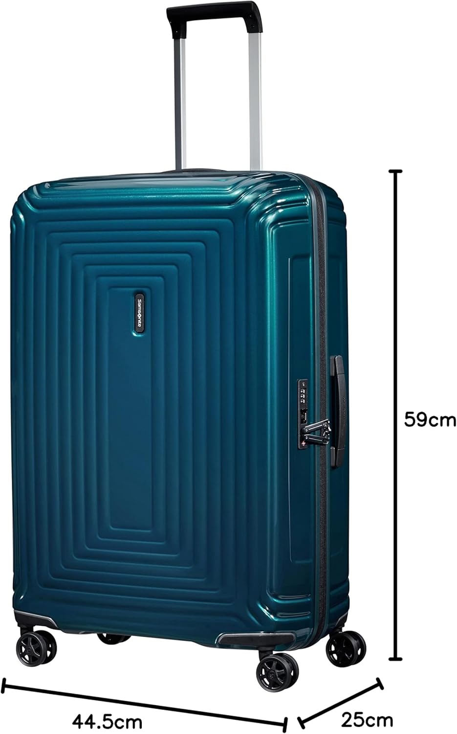 Neopulse Spinner Koffer, Blau (Metallic Blue) L (75 m - 94 L)