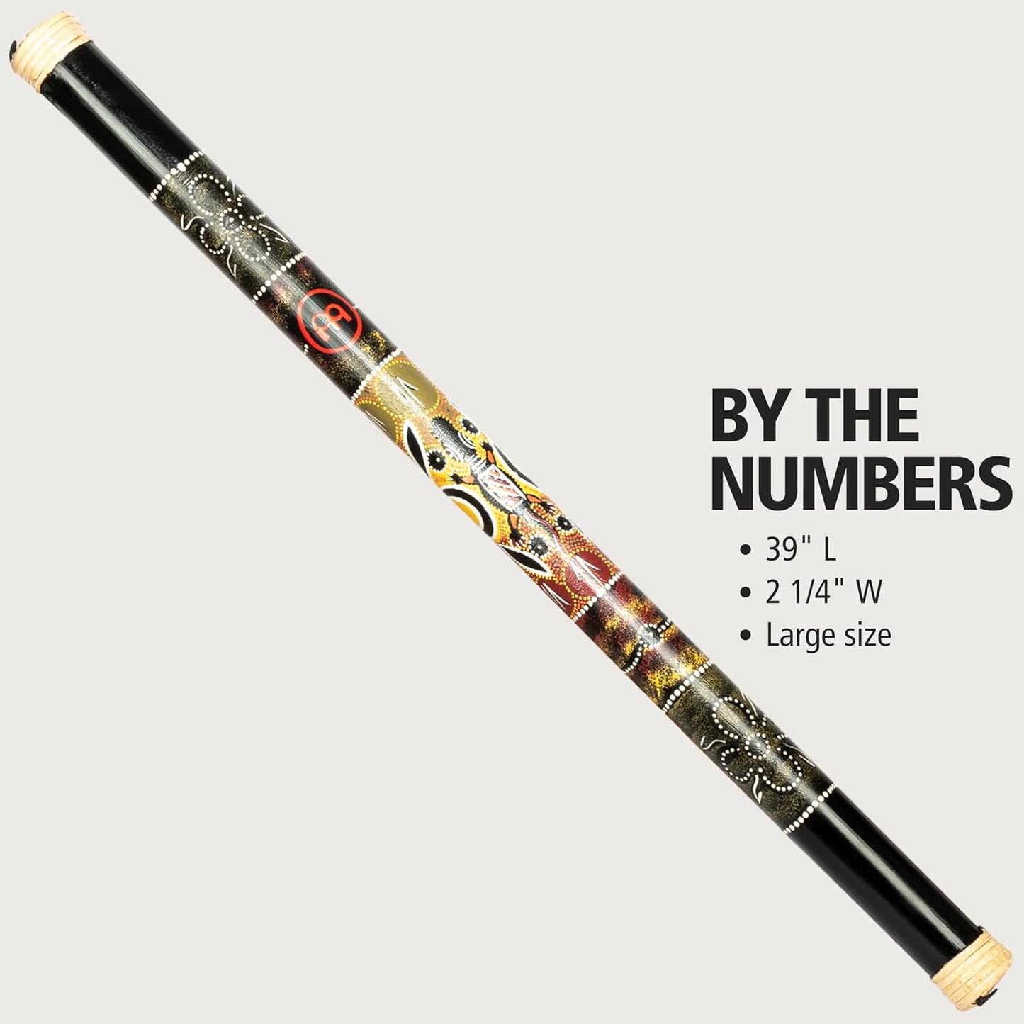 Bamboo Rainstick, 39 zoll Mehrfarbig