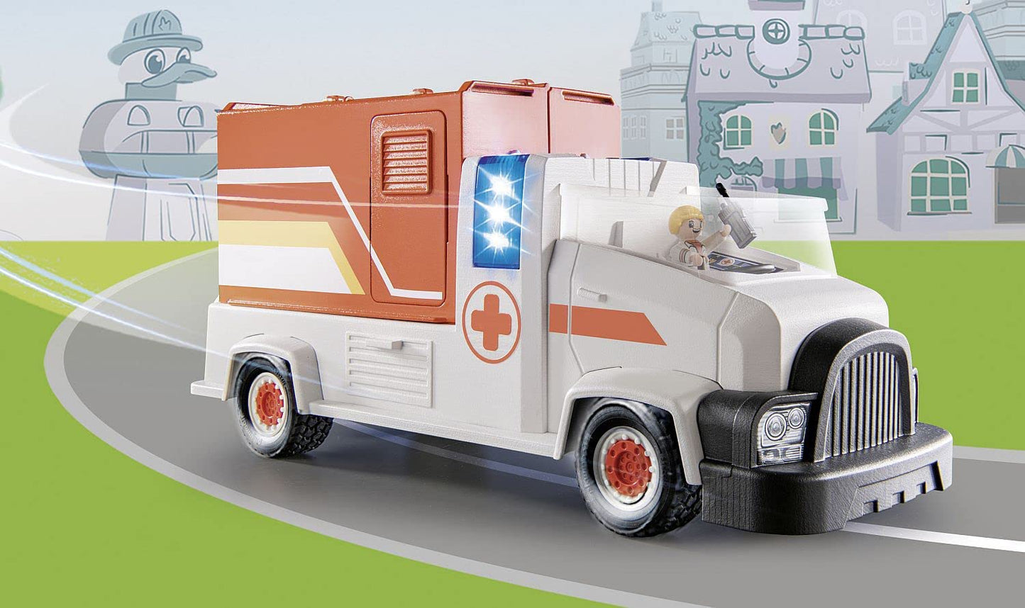 70913 DUCK ON CALL Notarzt Truck, Konstruktionsspielzeug