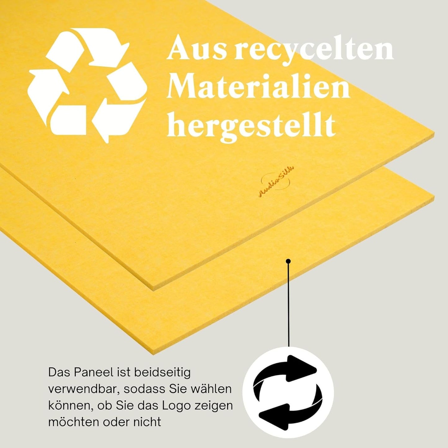 Akustikpaneel, 1 Paneel Gelb
