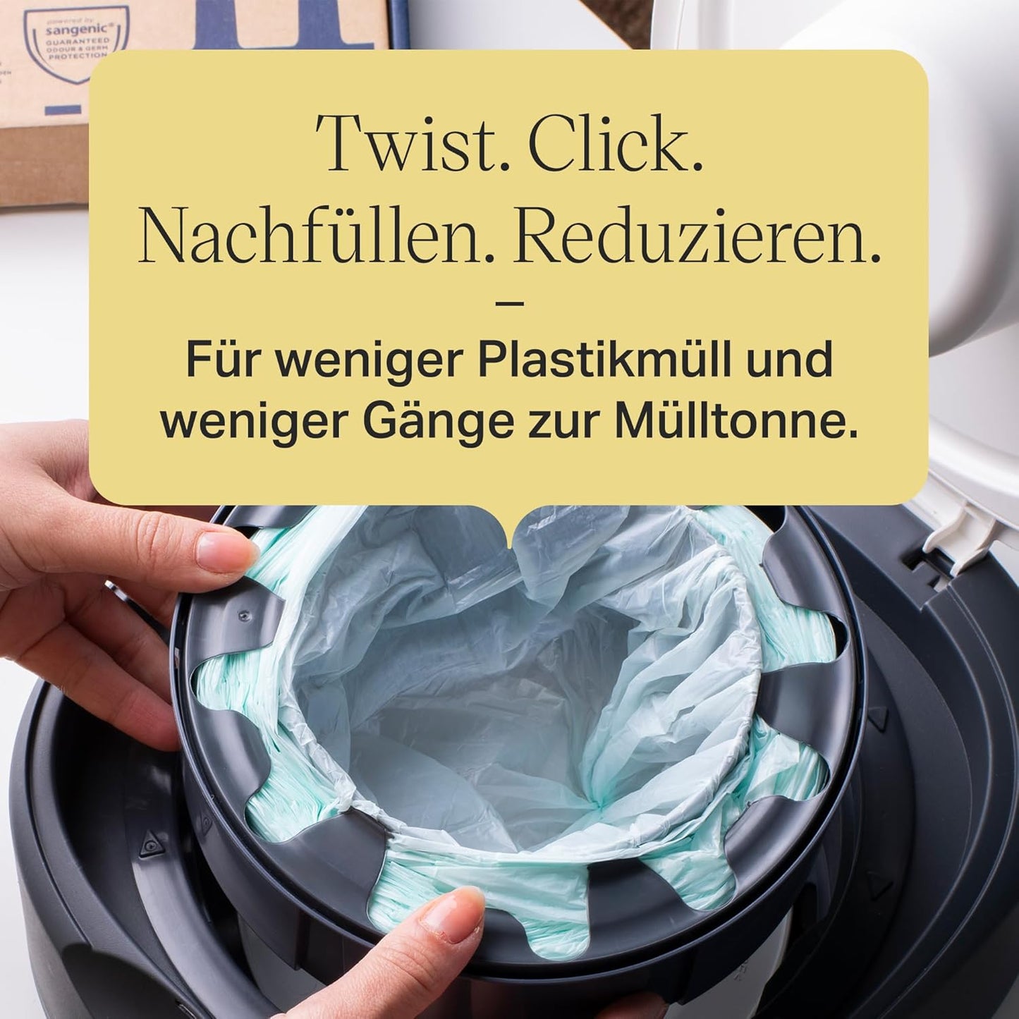 Twist & Click Windeleimer-Nachfüllpack (6er Set), Mehrfarbig 1 stück (6er Pack)
