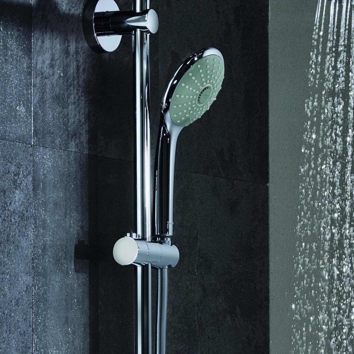Handbrause Euphoria 110 mit 3 Strahlarten, Classic champagne Single