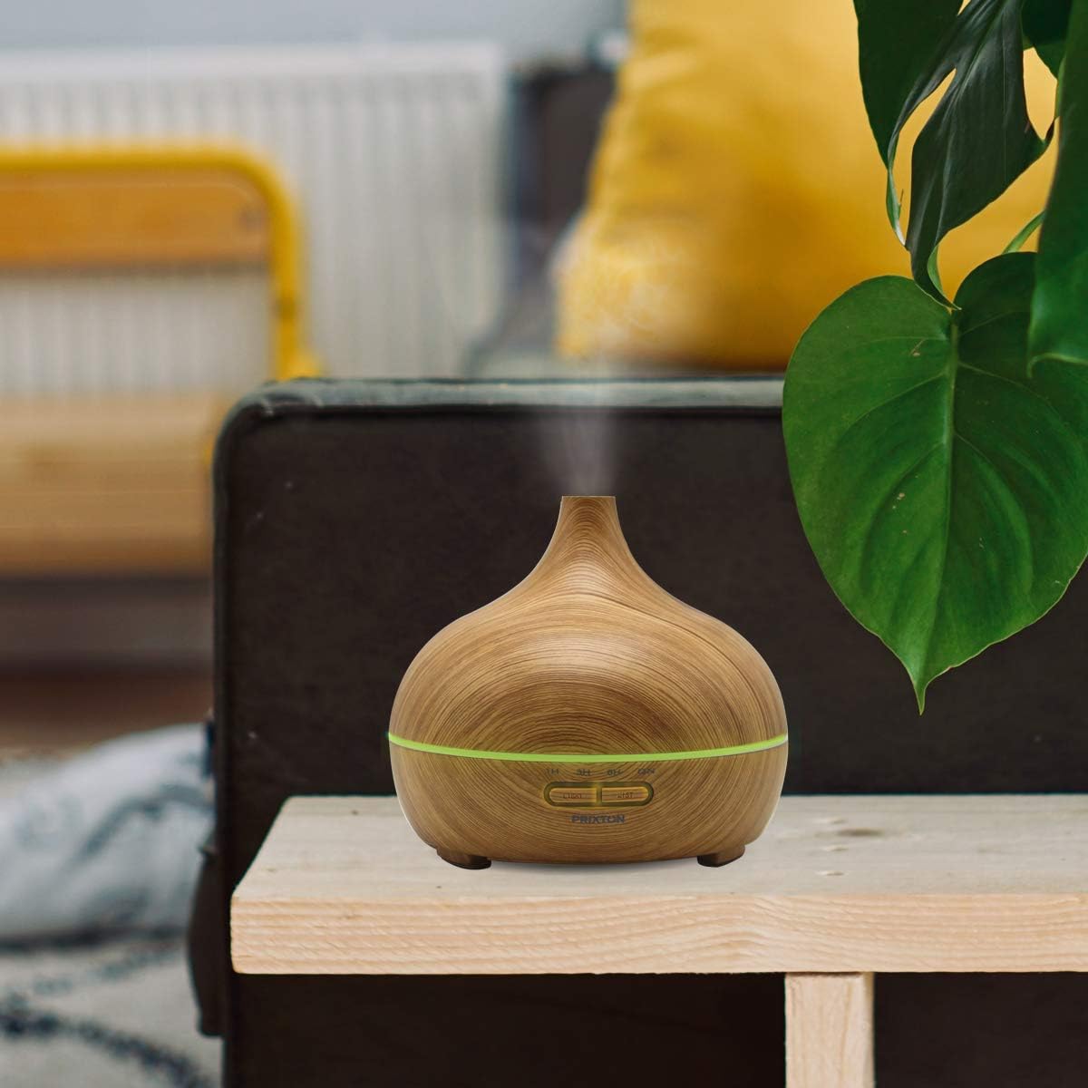 Aroma Diffuser H5 mit LED und Timer, Braun