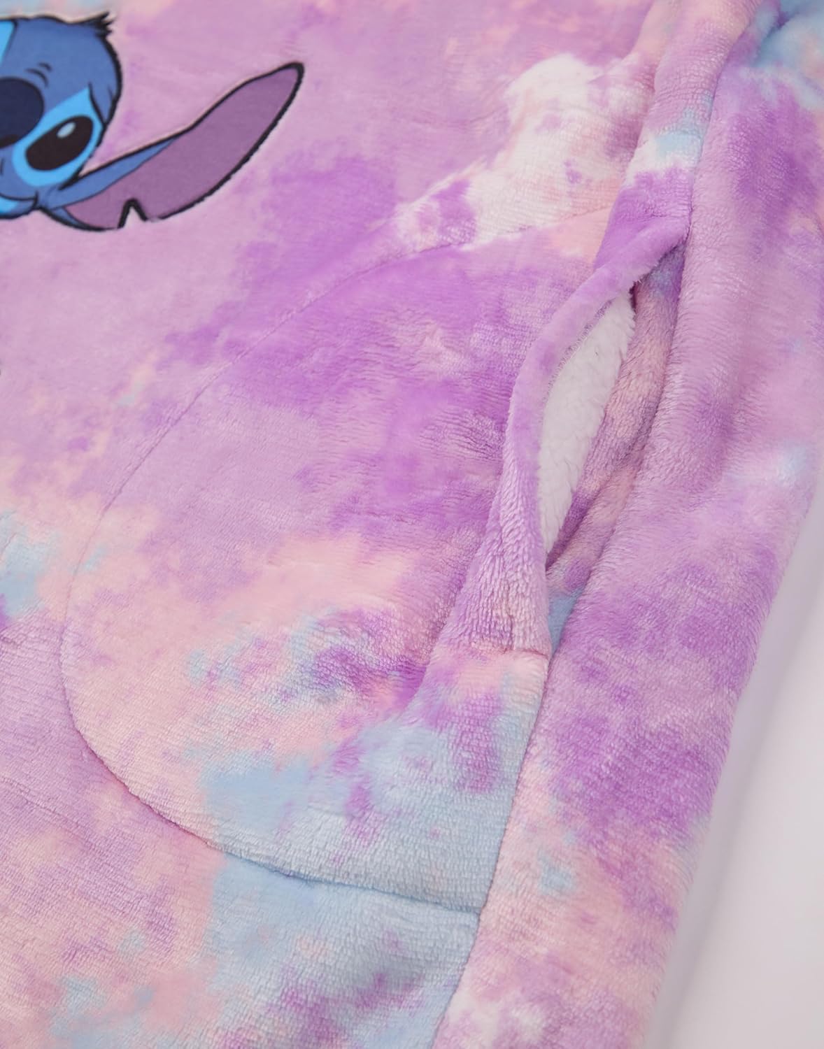 Tragbarer Decken-Hoodie Einheitsgrösse, Lilo & Stitch, Einheitsgröße Mehrfarbig