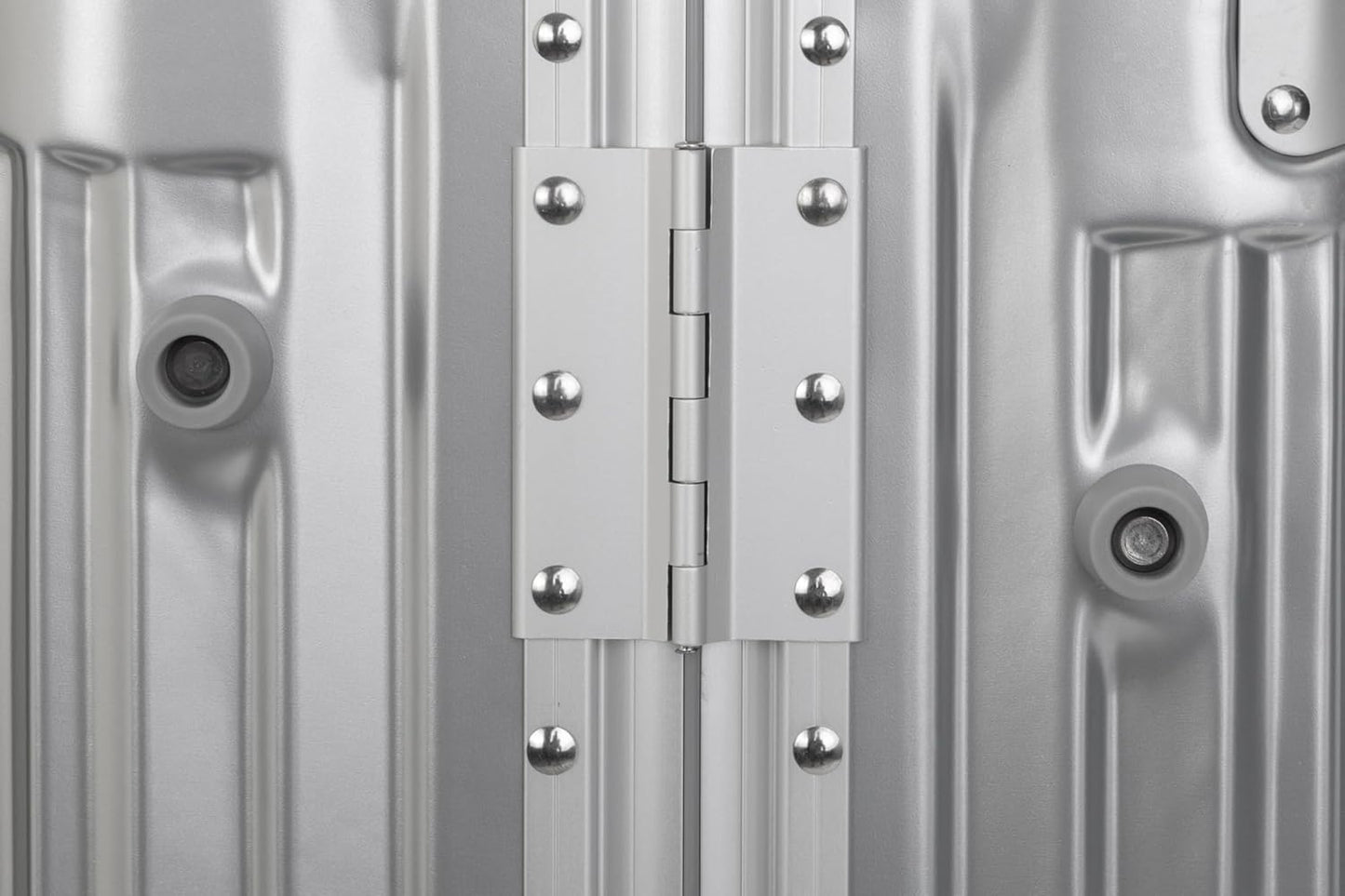 Kofferset mit Aluminium-Rahmen (2-teilig), Silber Koffer-Set (S+M)