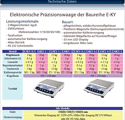 E15KY-0.5 Präzisionswaage