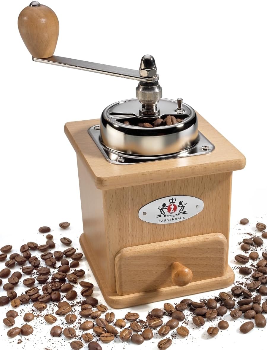 Manuelle Kaffeemühle Brasilia, Buche Schwarz