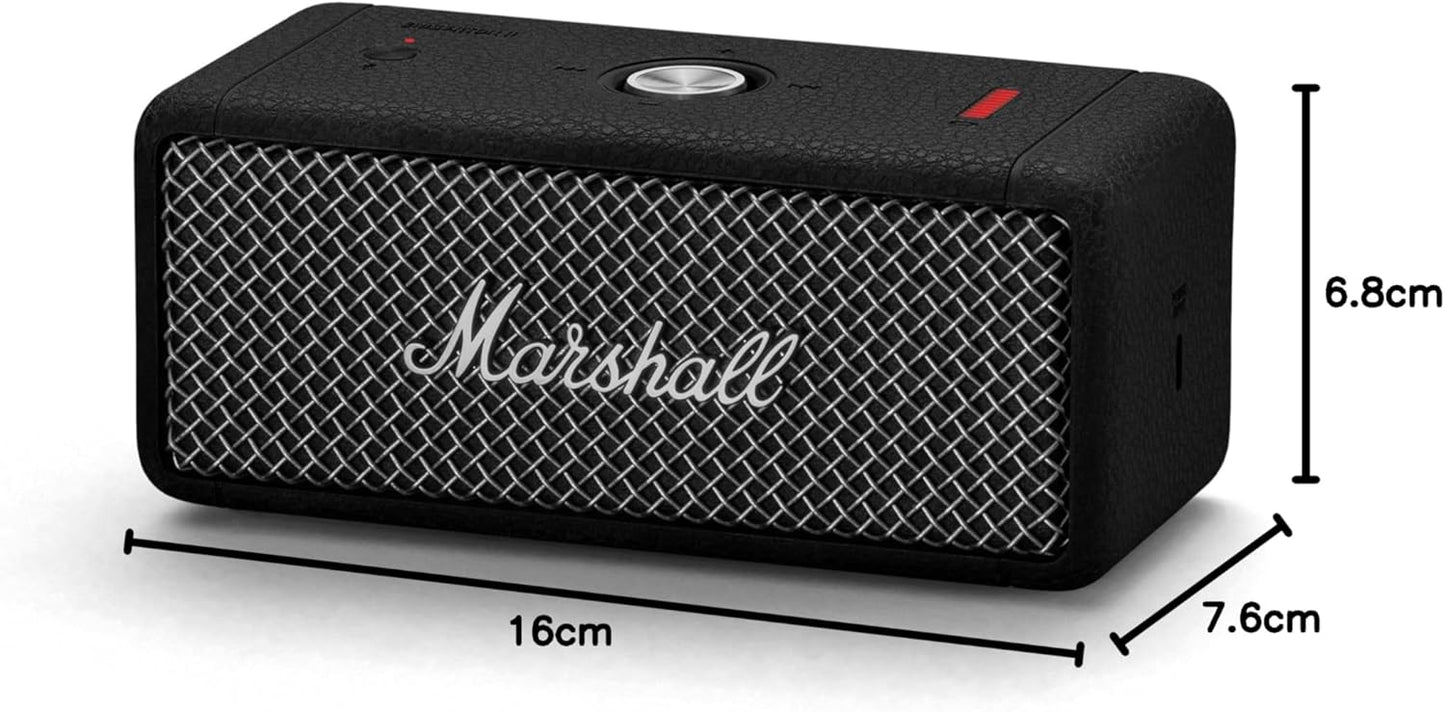 Tragbarer Bluetooth-Lautsprecher Emberton II, Black & Steel / Emberton II