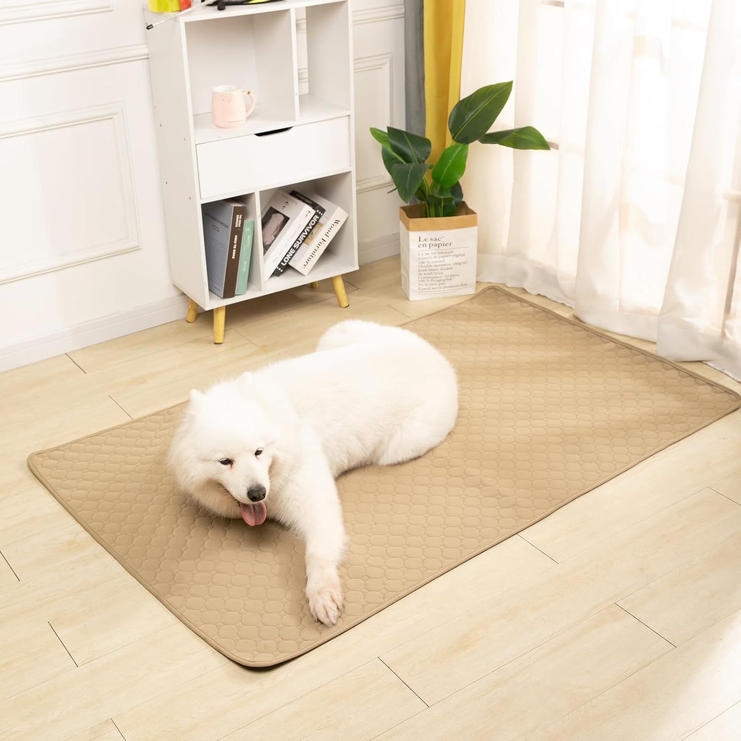 Trainingsunterlagen 2-teiliges Set für Haustiere, Braun 150x90cm