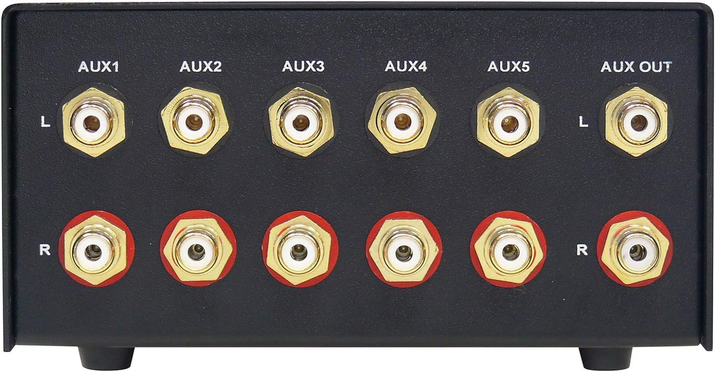 AUX-S Eingangs-Erweiterung/Umschalter, Silber