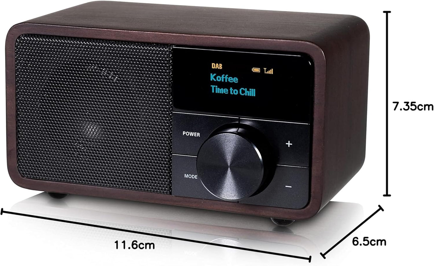 Digitalradio DAB+ 1 mini, Holz Dunkel|DAB+ 1 Mini