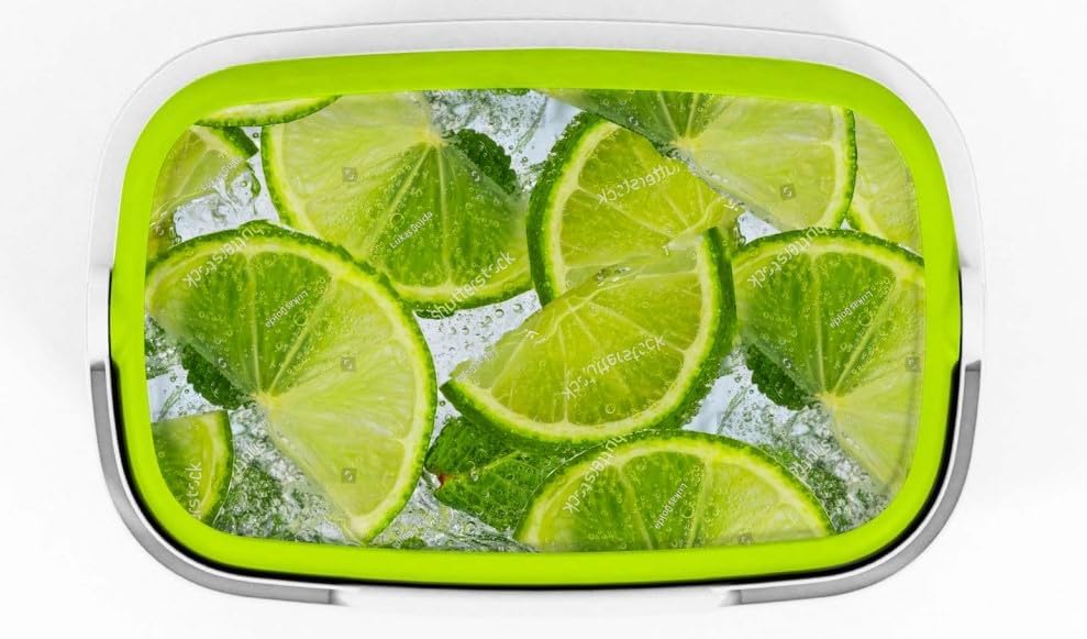 Passive Kühlbox mit Griff, 27 L / Limette