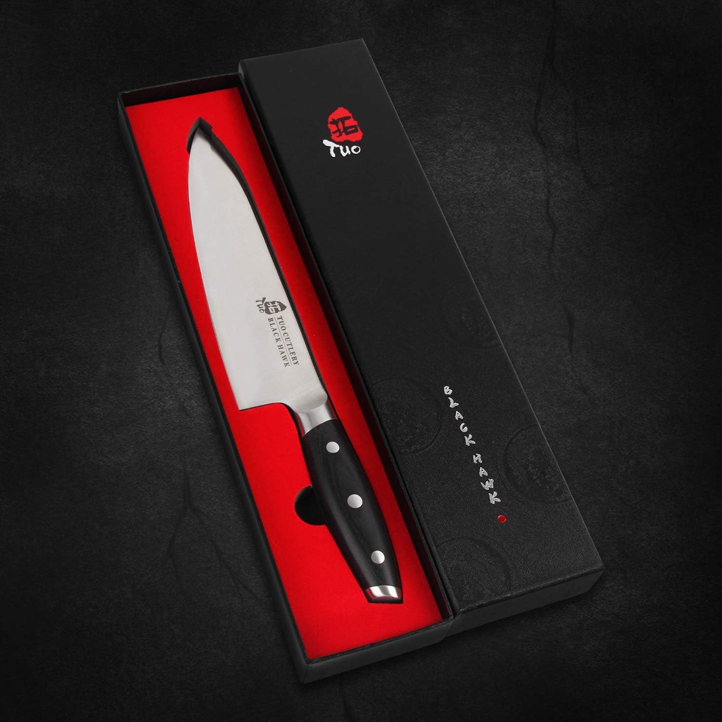 Kochmesser Black Hawk Series, Schwarz