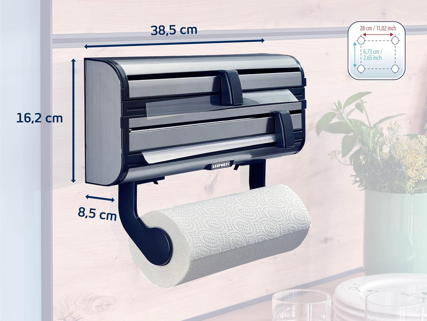 Wandrollenhalter Parat Royal 2.0 für Folien und Papier, Parat Royal