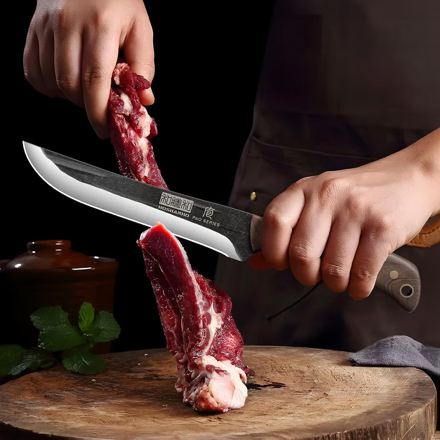 Ausbeinmesser aus Kohlenstoffstahl, 6.7 Inch Boning Knife