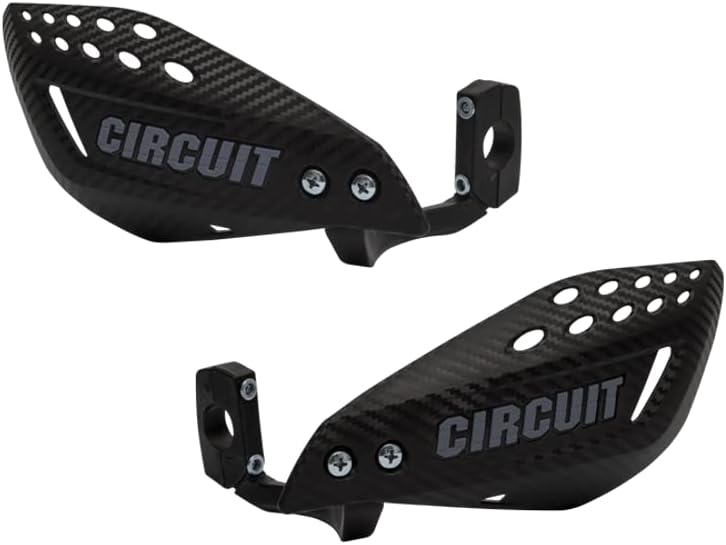 Equipment Paramani - Handschutz für Motorrad, Schwarz/Grau