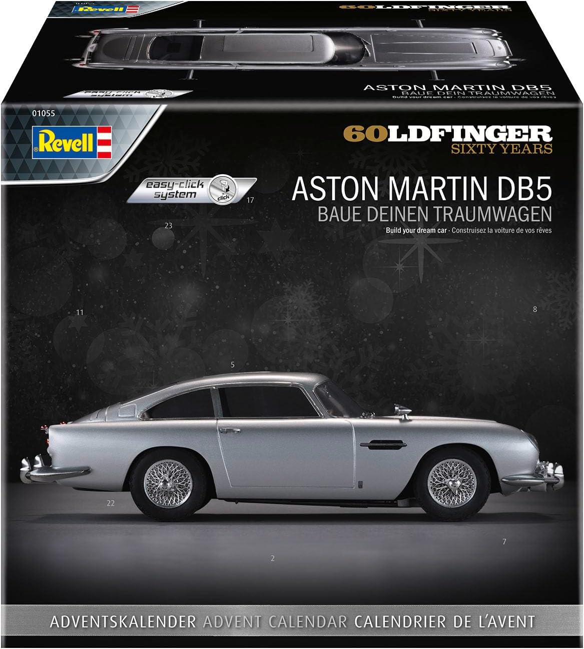 Adventskalender James Bond Aston Martin DB5 Modellbau-Set, Revell Adventskalender James Bond Aston Martin DB5