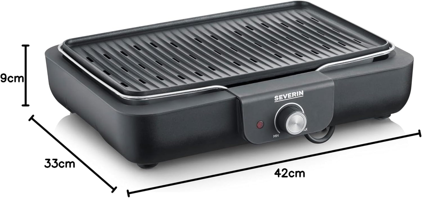 Tischgrill PG 8556, Aluminium-Grillplatte