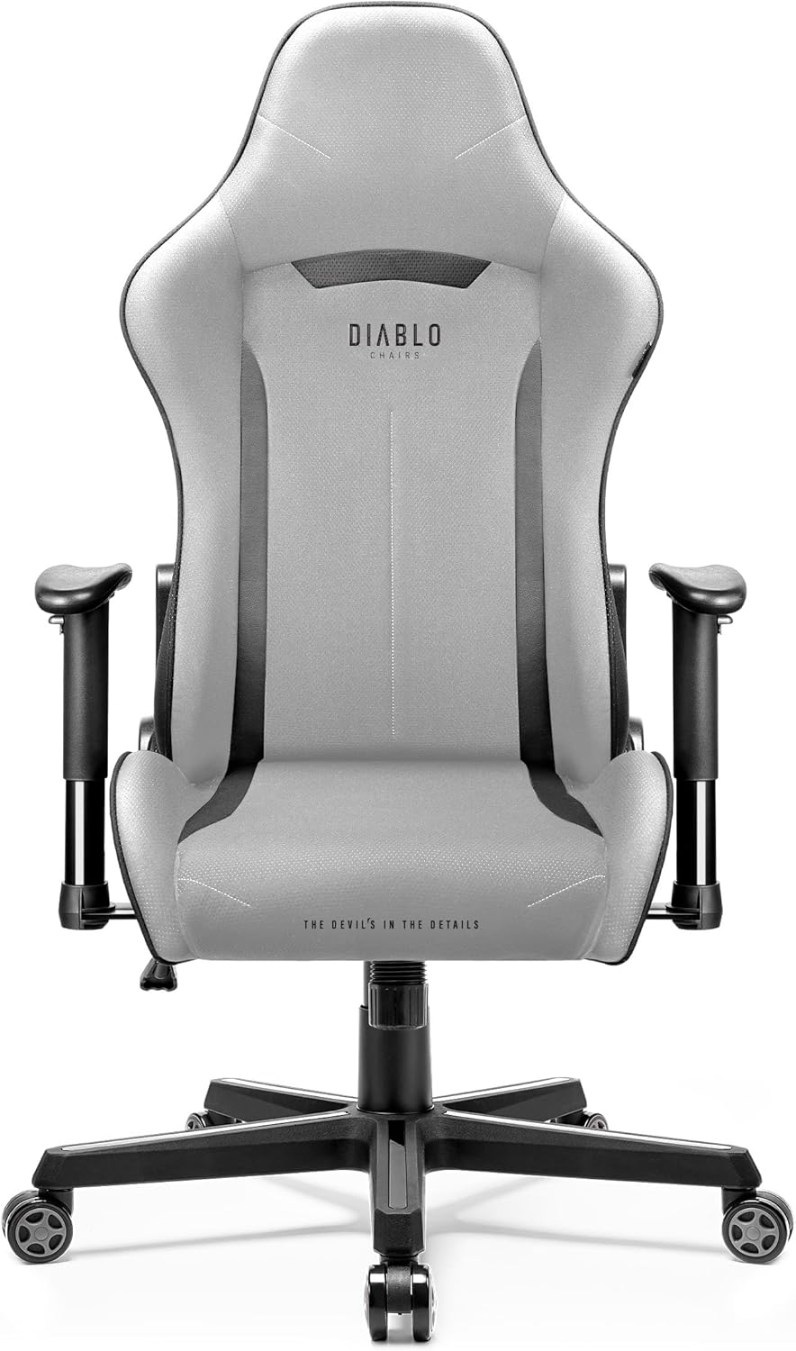 Ergonomischer Gaming-Stuhl X-Starter mit Kippmechanismus, Grau 132 cm x 68 cm x 49.5 cm