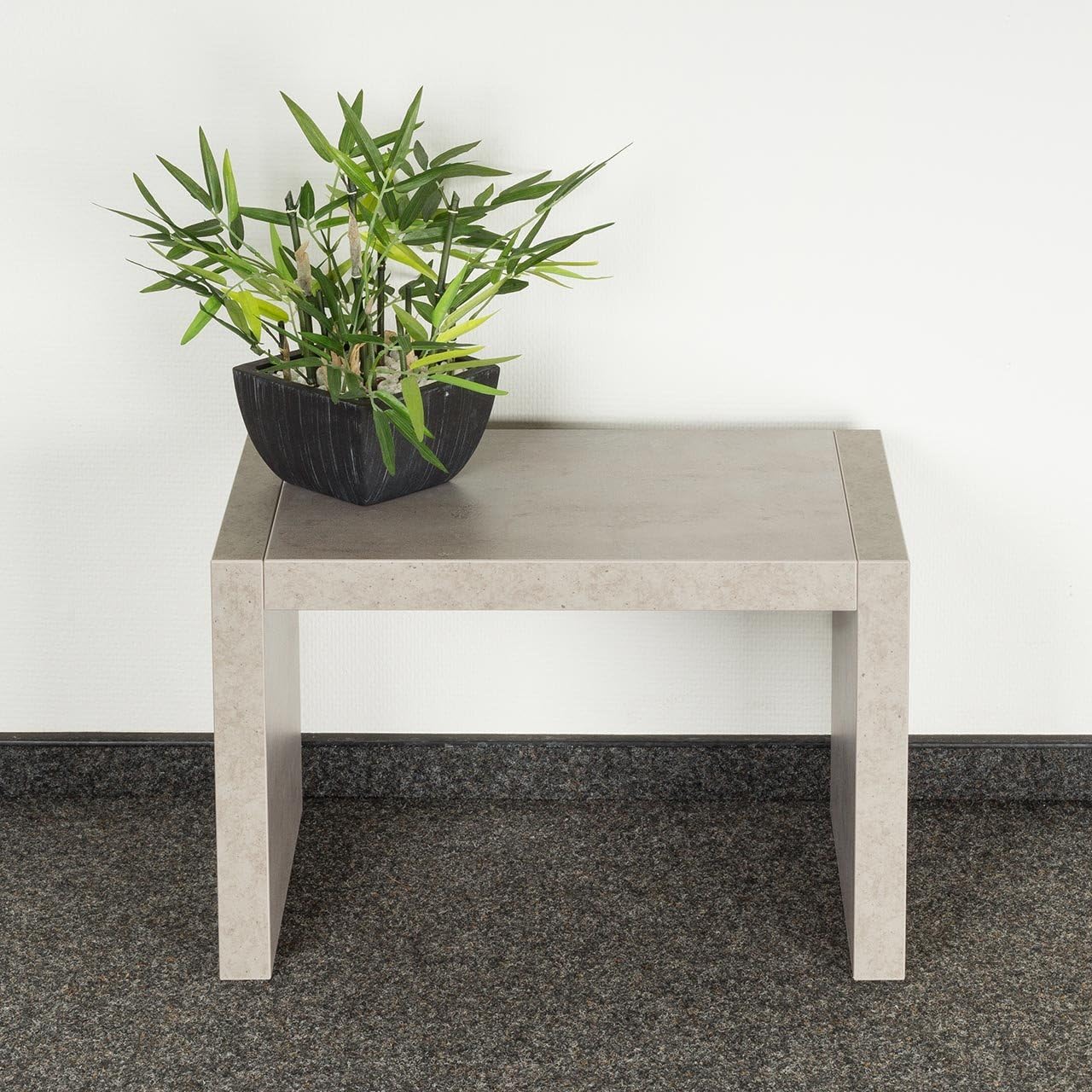 Beistelltisch Coco in Betonoptik (32 x 50 x 32 cm), Betonoptik