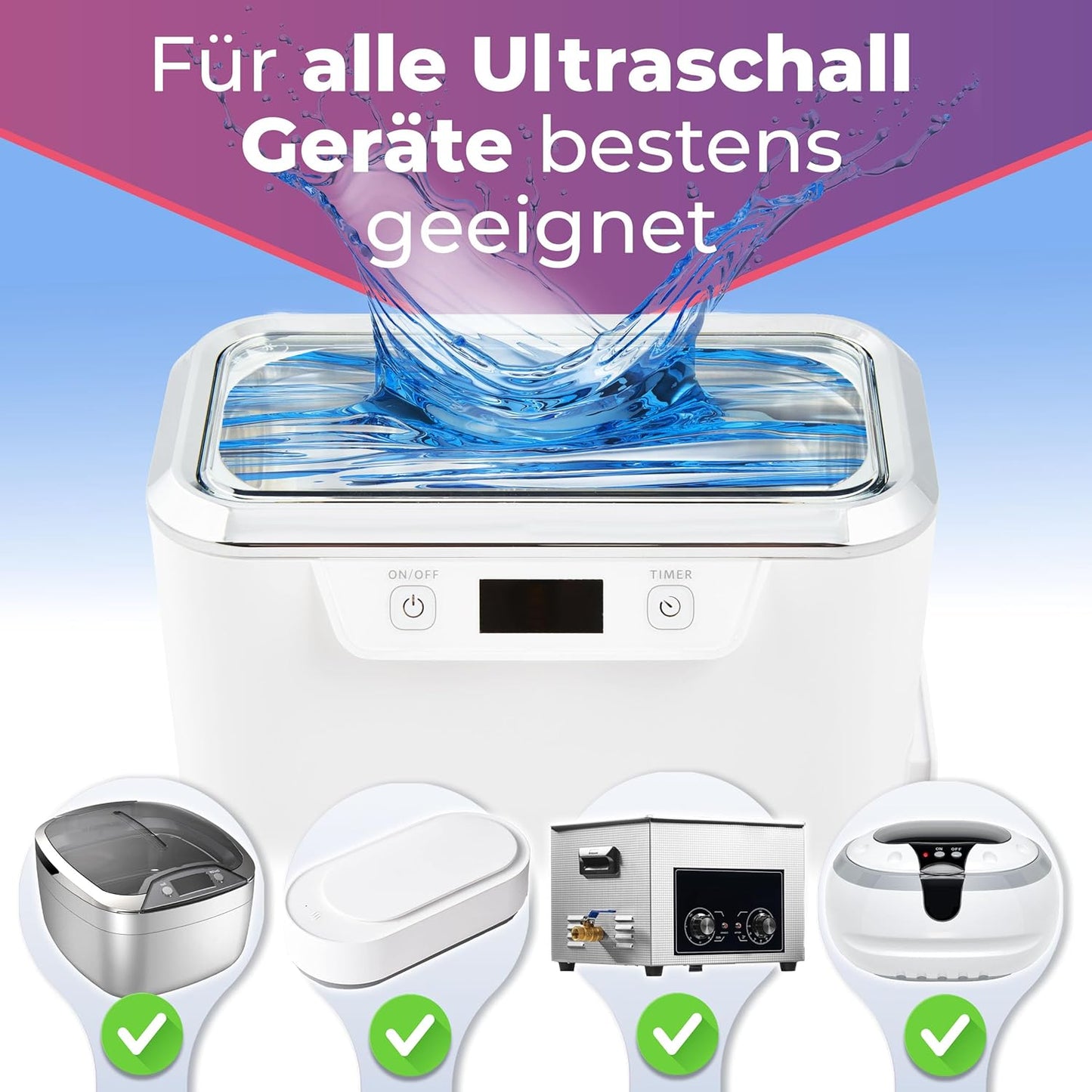 Ultraschallreiniger, 1 Liter
