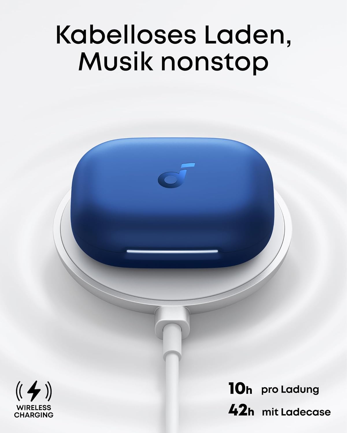 AeroFit 2 Open-Ear Kopfhörer, Standard Blau