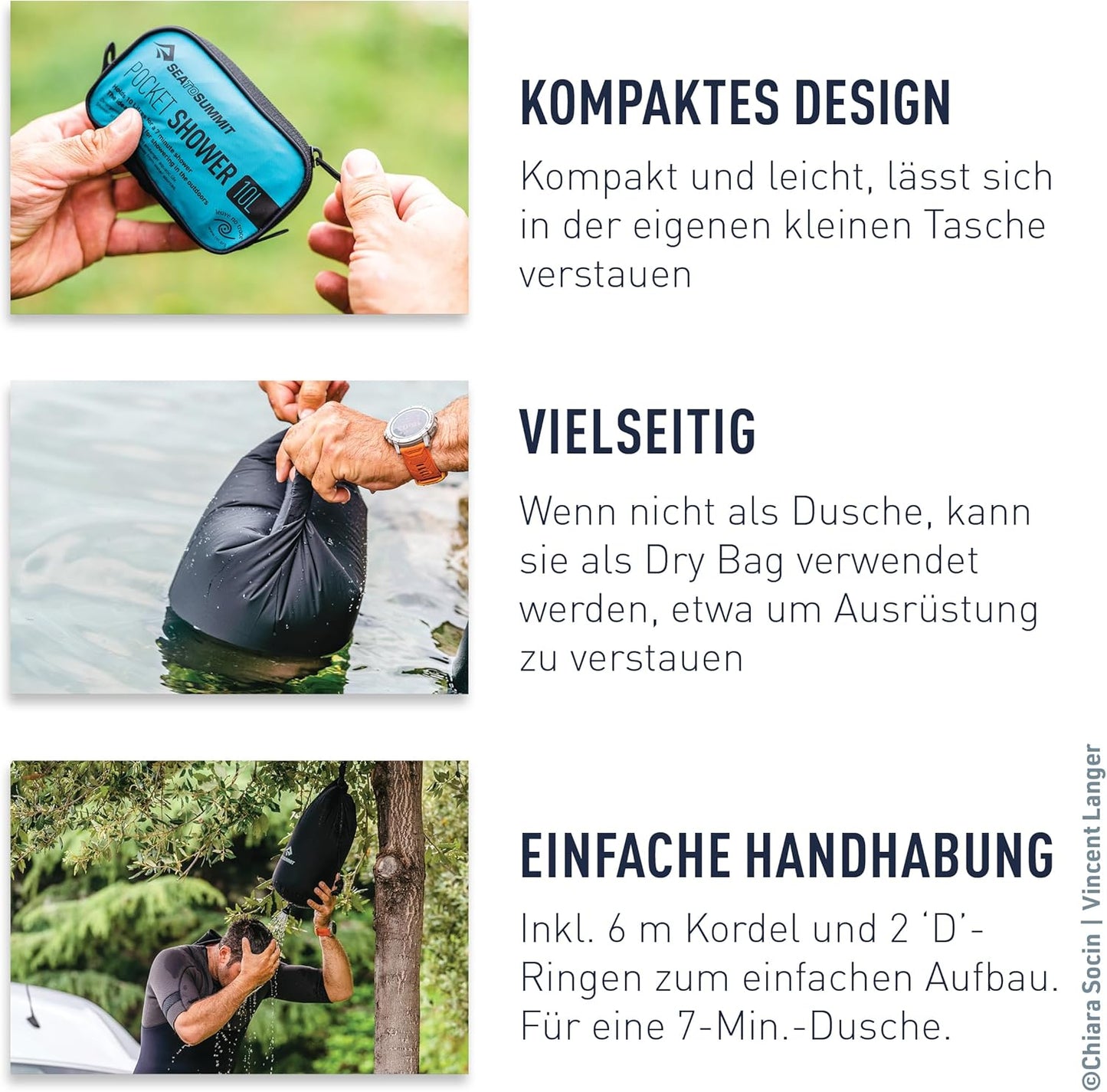Pocket Shower, 10 Liters