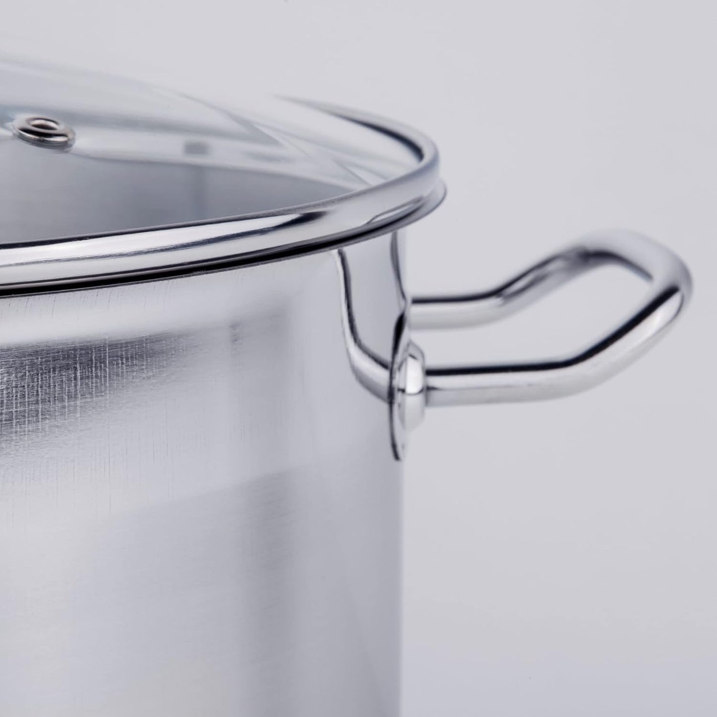 XXL Suppentopf mit Glasdeckel, 20 Liter