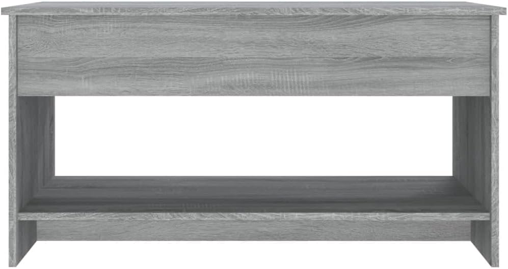 Moderner Couchtisch, Grau Sonoma 102 x 50 x 52.5 cm