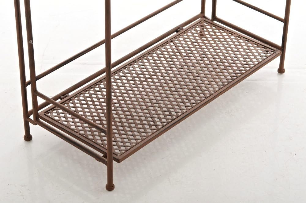 Pflanzregal Shine, Antik Braun