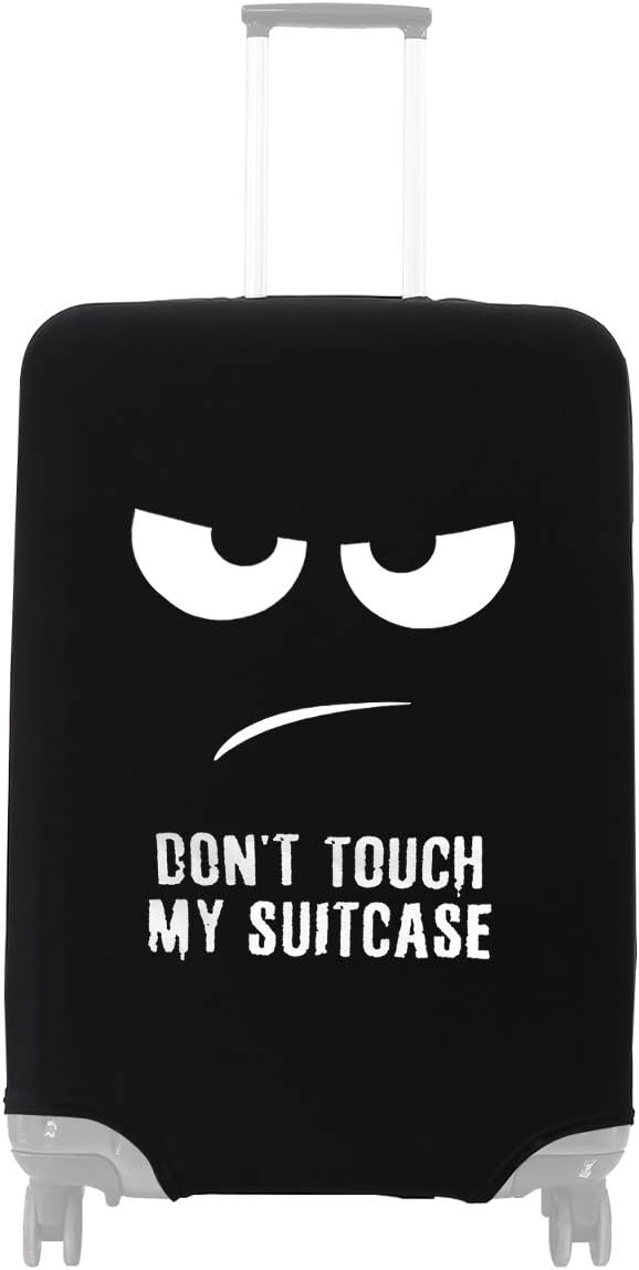 Elastische Kofferhülle (L) mit Reissverschluss, Don't touch my suitcase 02-01