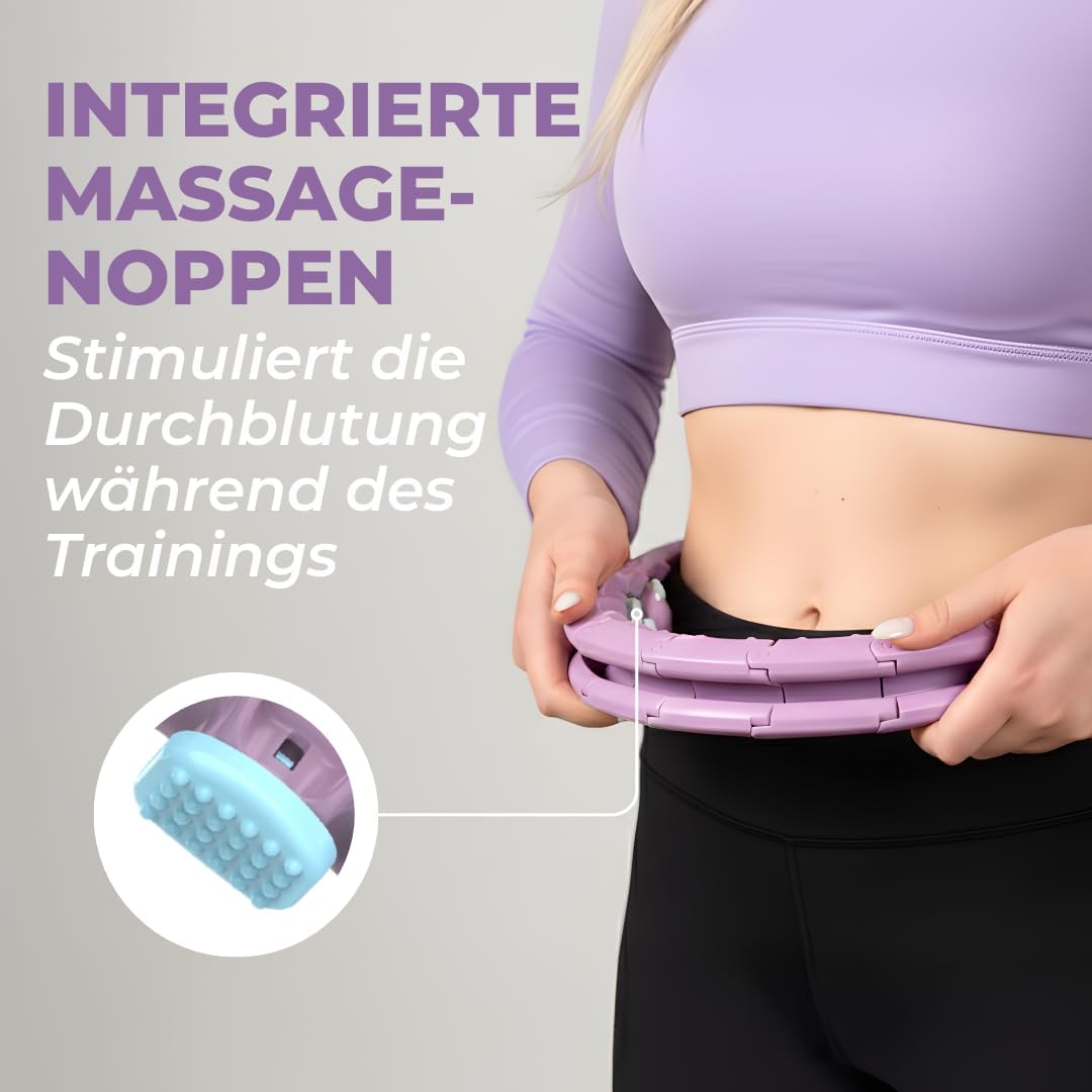 Smart Hula-Hoop für Erwachsene (Modell S2 XXL), Blau